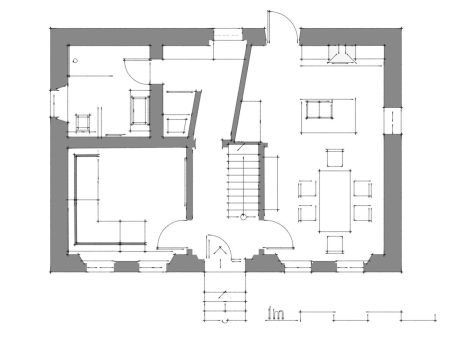 Grundriss des Erdgeschosses