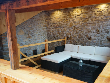 Dachbodenlounge